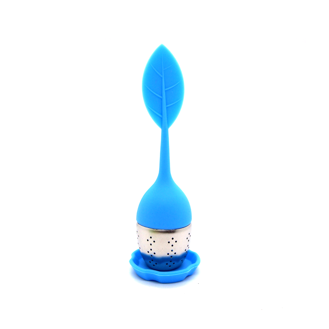 Aqua Silicone Leaf Tea Infuser