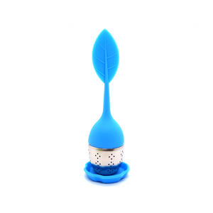 Aqua Silicone Leaf Tea Infuser